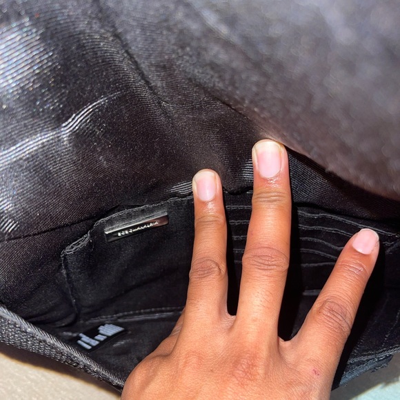 BCBG Max Azria Matte Black sequins clutch - Picture 3 of 4